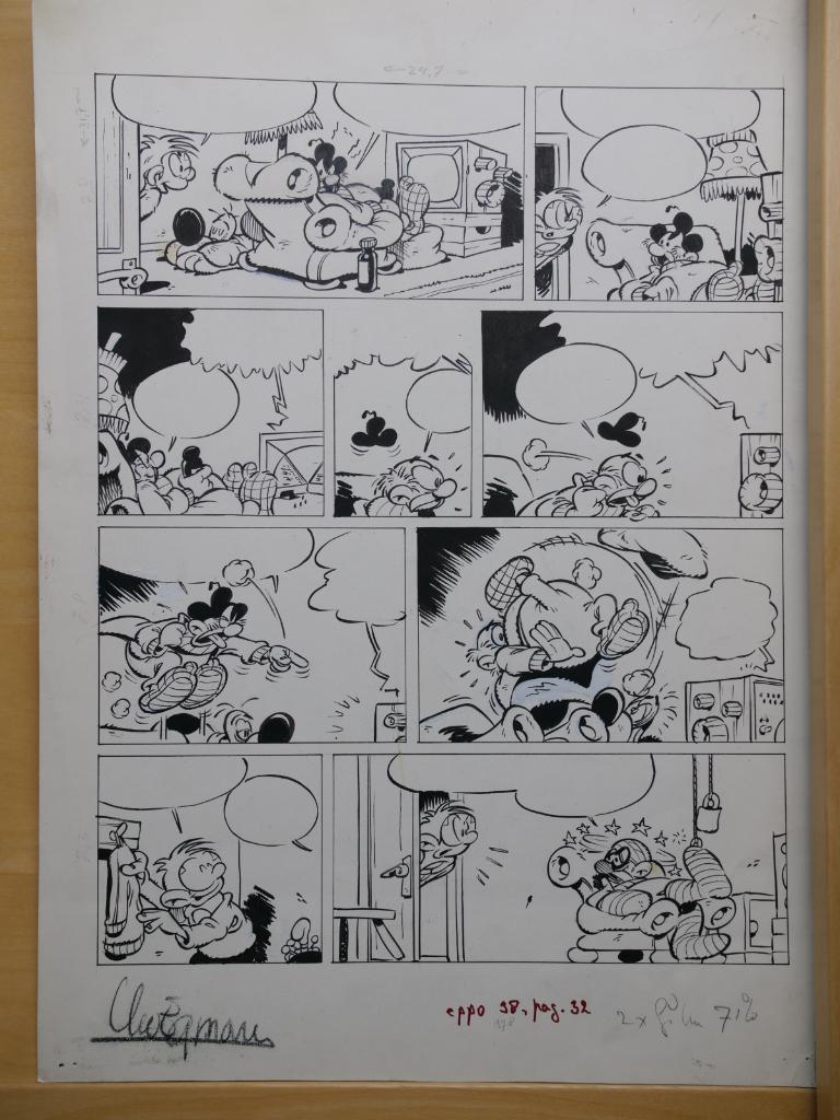 Originele strippagina Eppo - Uco Egmond, Ophalen of Verzenden