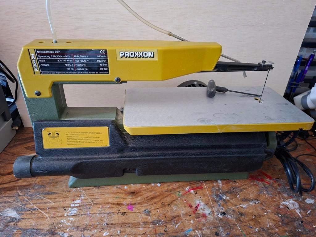 Proxxon DSH Figuurzaag - izgst. 2 snelheden., Ophalen, Minder dan 30 mm, Gebruikt, Proxxon