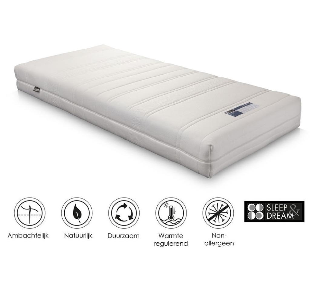 Sleep & Dream pocketveringmatras type: Empire stevig -90x210, 90 cm, Eenpersoons, 210 cm, Nieuw