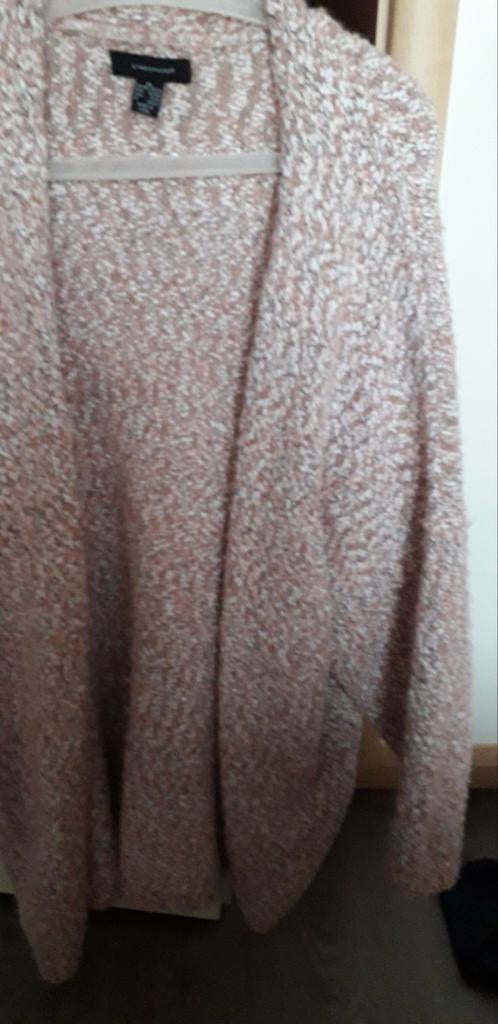 Roze vest - zachte stof, Maat 38/40 (M), Atmosphere, Ophalen of Verzenden, Zo goed als nieuw