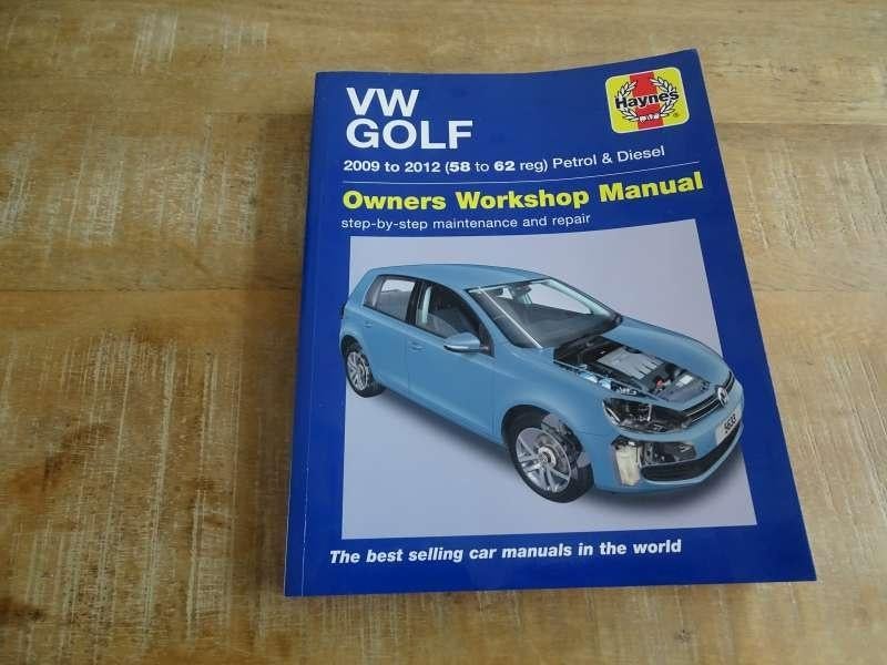 Volkswagen Golf 6 Haynes Vraagbaak Werkplaatshandboek, Verzenden, Zo goed als nieuw, Volkswagen