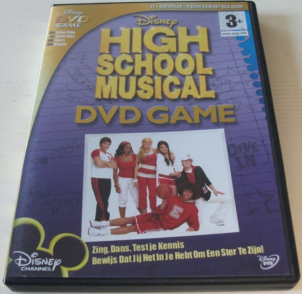Dvd Game *** HIGH SCHOOL MUSICAL *** Walt Disney, Cd's en Dvd's, Alle leeftijden, Ophalen of Verzenden, Zo goed als nieuw, Overige genres