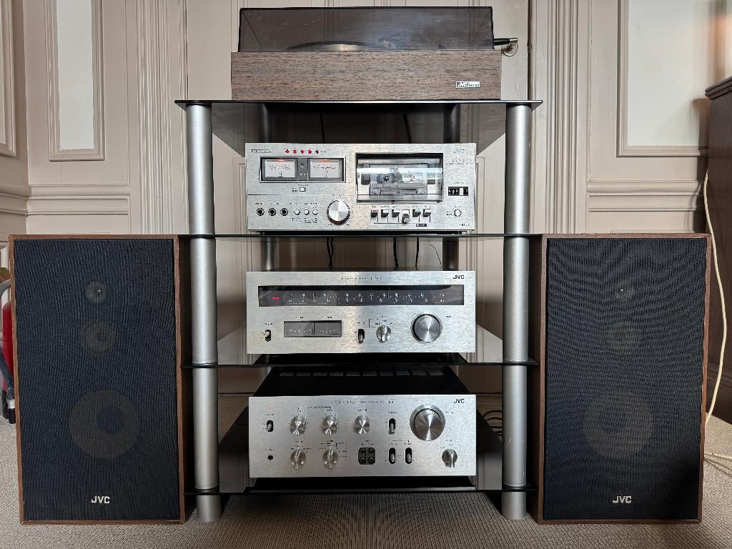 JVC Vintage twééde Stereo Set Toren (31, 1975) in Nederland, Gebruikt, JVC, Losse componenten, Ophalen