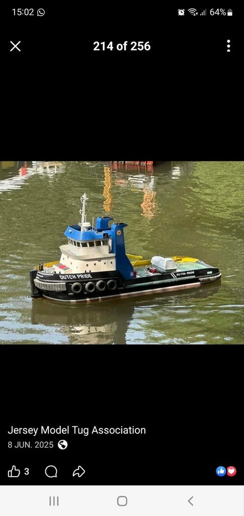 Modelboot sleepboot opzoek naar deze, Ophalen of Verzenden, Zo goed als nieuw, 1:50 tot 1:200, Overige merken