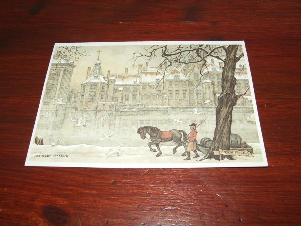 183- ILLUSTRATOR-ANTON PIECK - DEN HAAG, Verzenden, Voor 1920, Gelopen, Zuid-Holland