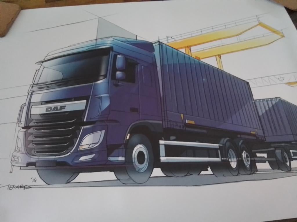 Daf litho, Ophalen of Verzenden, Nieuw, DAF