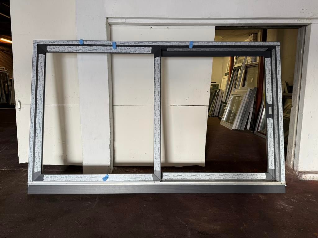 Hefschuifpui | nieuw | antraciet | inc glas | 357 x 205 |, Kunststof, 225 cm of meer, Nieuw, Ophalen of Verzenden