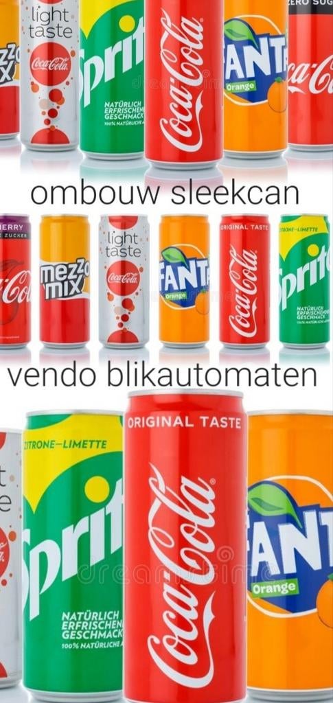 Ombouw nieuwe sleekcans coca cola Frisdrankautomaat, Verzamelen, Automaten | Overige, Ophalen, Nieuw