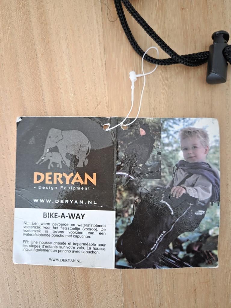 Deryan Bike-Away voetenzak Yepp/Bobike/urban iki, Fietsen en Brommers, Fietsaccessoires | Fietsstoeltjes, Ophalen of Verzenden