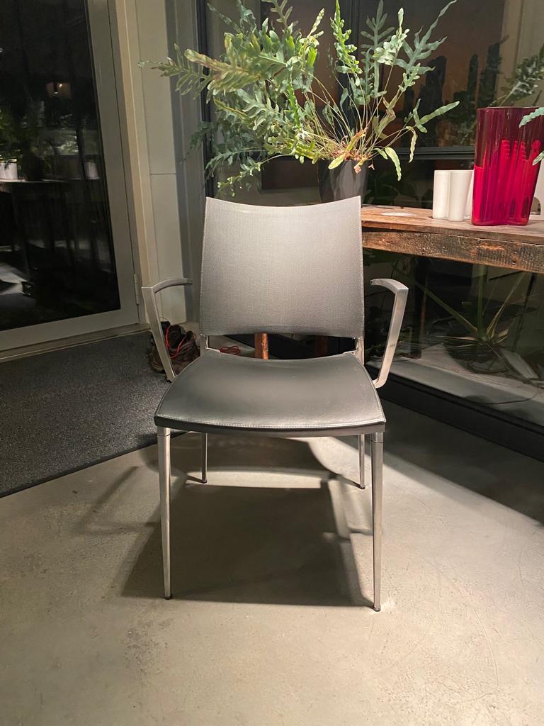 Desalto Sand Air eetkamerstoel, Ophalen, Moderne designstoel, Leer, Zo goed als nieuw