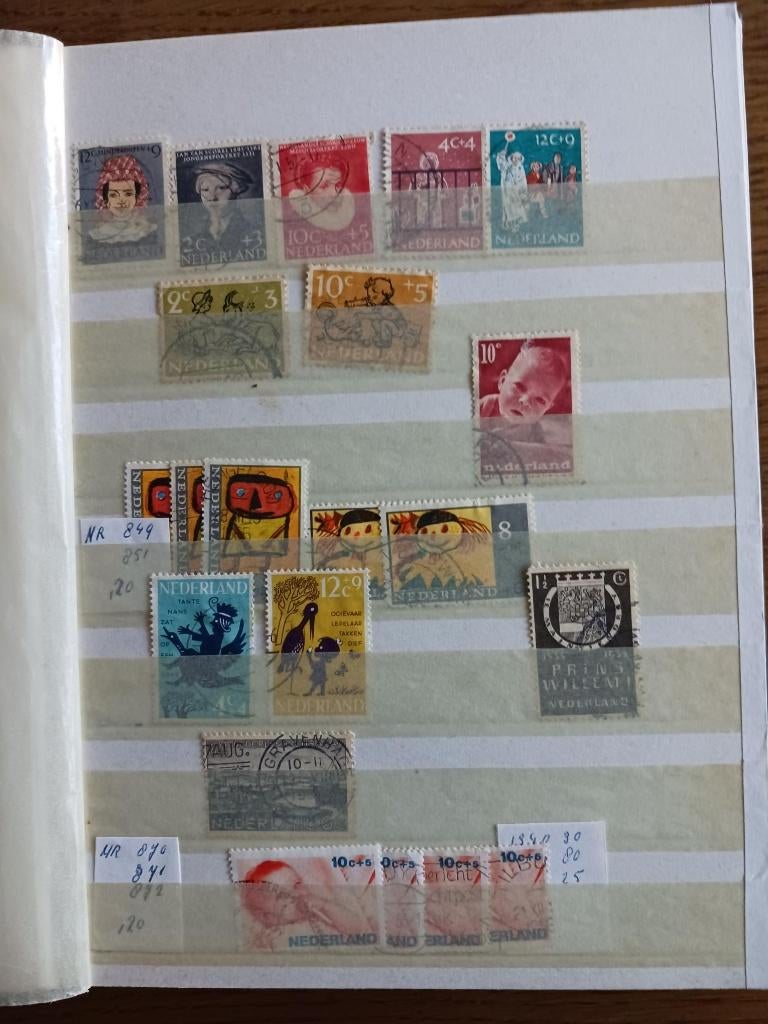 Heel veel Oude Nederlandse kinderpostzegels, Ophalen of Verzenden, Na 1940, Gestempeld
