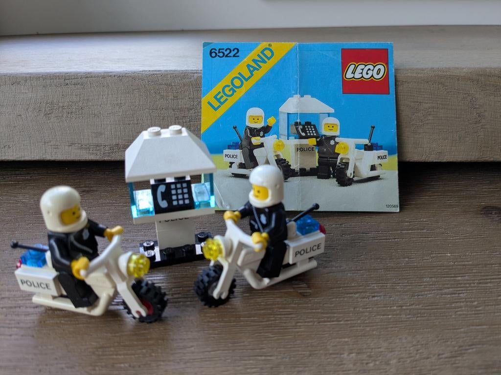 LEGO 6522 Highway Patrol (Vintage Legoland, compleet), Ophalen of Verzenden, Gebruikt, Complete set, Lego