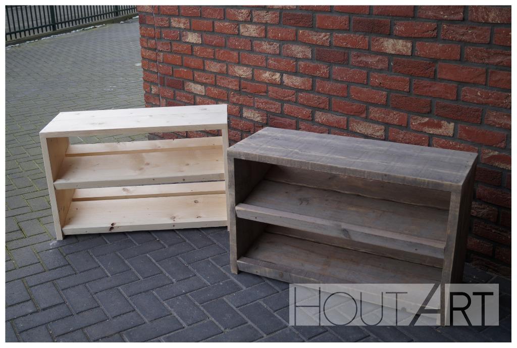 Schoenenrek / schoenenkast steigerhout, Info@hout-art.nl, Nieuw, Ophalen of Verzenden, Hoeves 3 in Schijndel