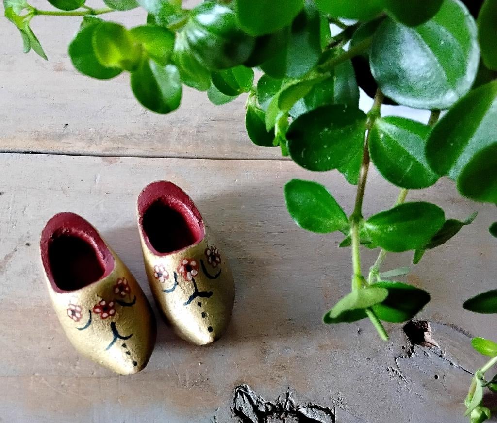 Kleine houten klompjes - mini klompen - klomp - hout, Ophalen of Verzenden