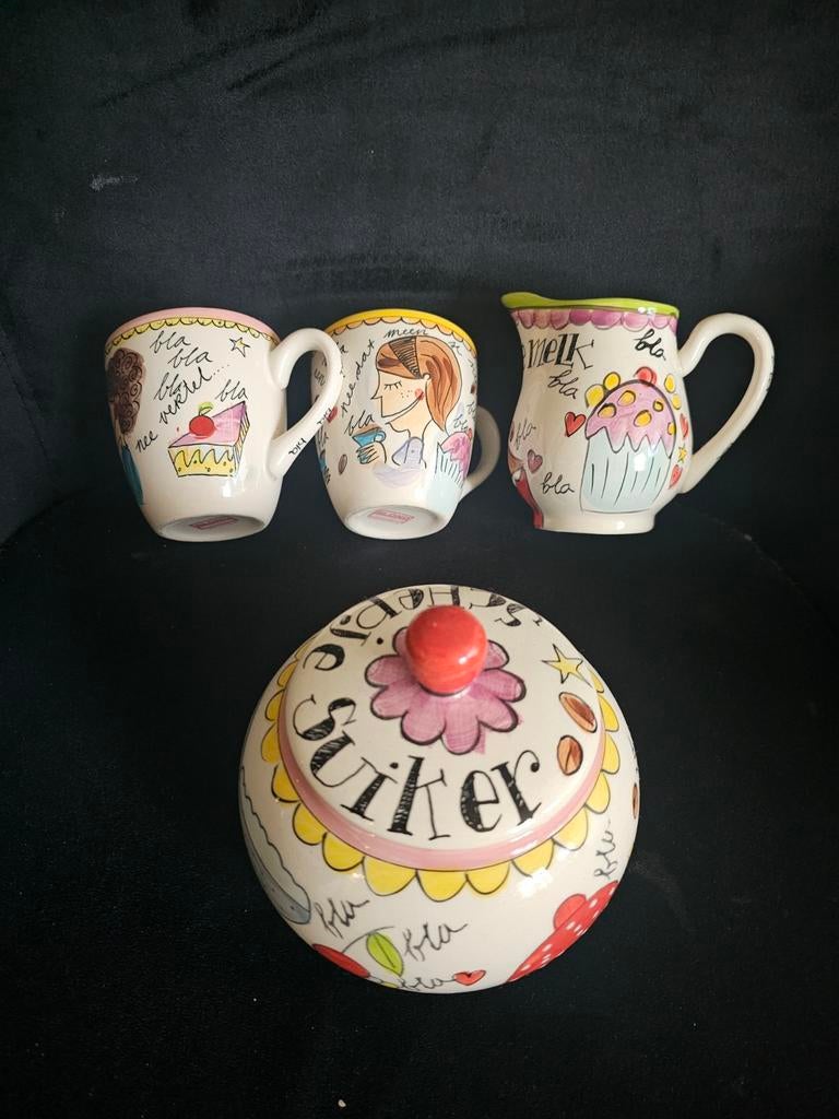 Blond Amsterdam Servies Collectie, Gebruikt, Blond Amsterdam, Ophalen of Verzenden, Aardewerk