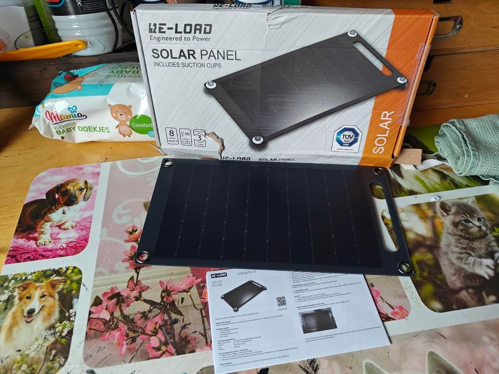 Mini Solar panel, Ophalen, Nieuw, WE-LOAD