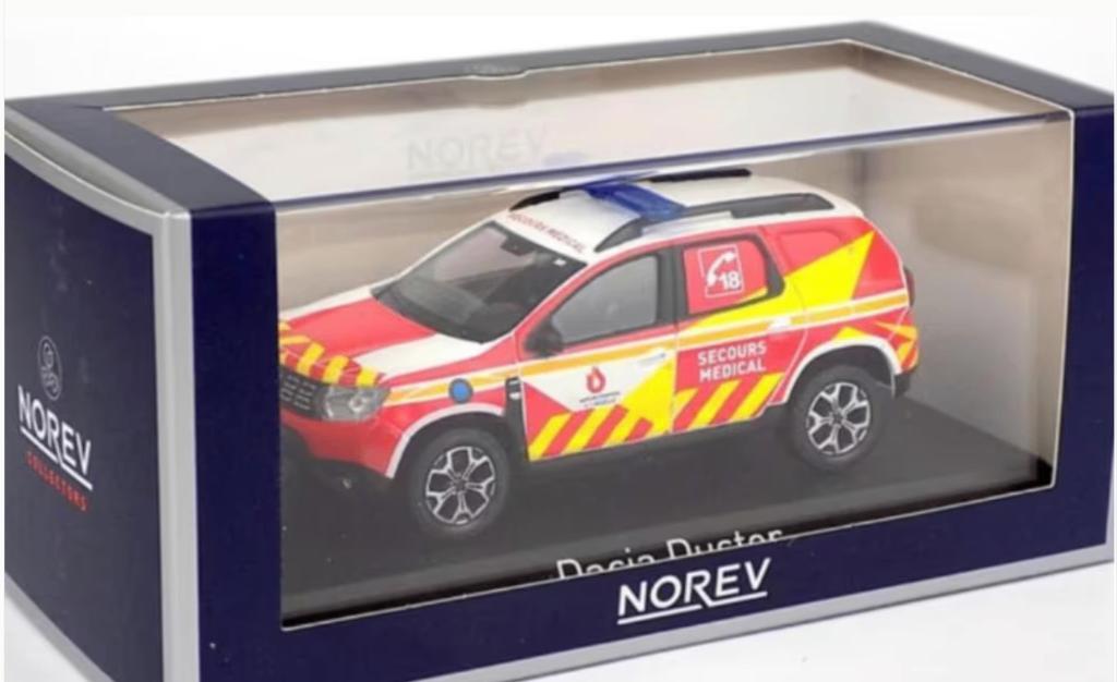 Dacia Duster 2020 Pompiers Medical 1:43 NOREV Ref. 509050, Verzenden, Nieuw, Auto, Norev