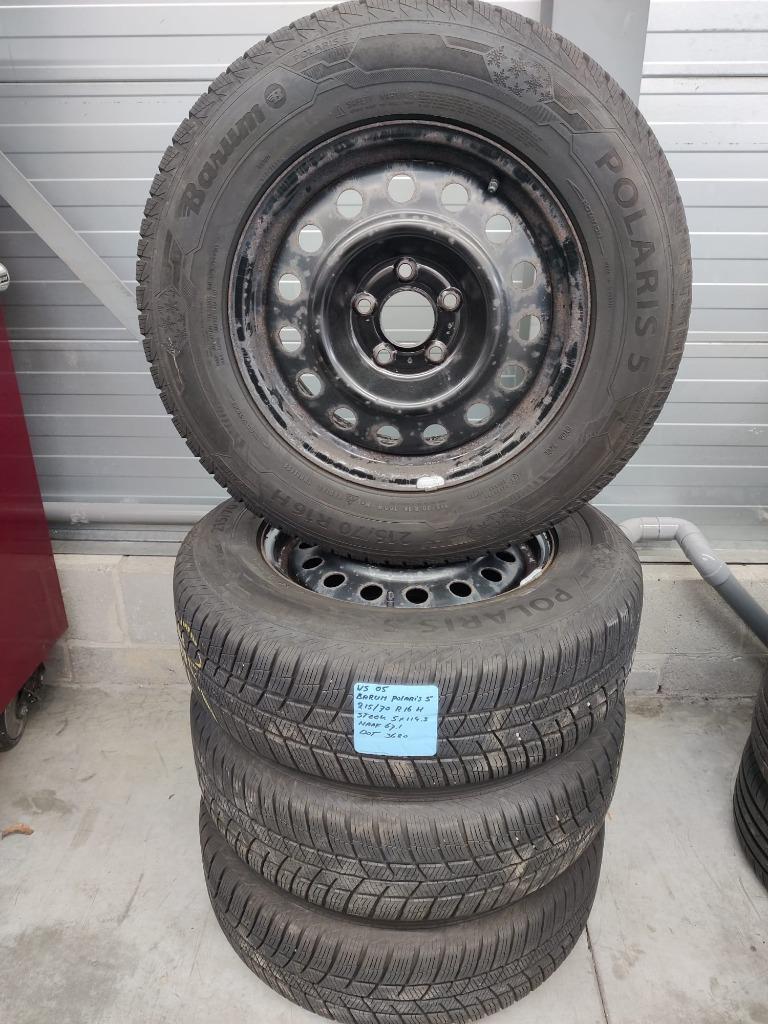 Winterbanden set staal Mazda CX5  2012-2016, Ophalen, 16 inch, Banden en Velgen, Winterbanden