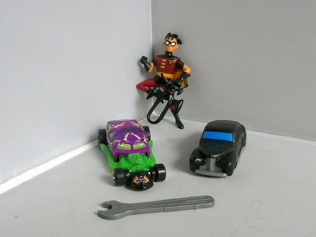 McDonalds 2005 # Batman en Robin (3x), Ophalen of Verzenden, Superheld, Zo goed als nieuw, Beeldje of Figuurtje