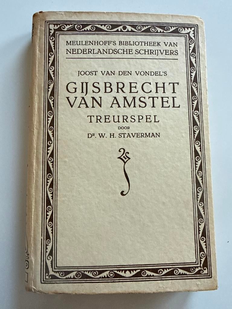 Gijsbrecht van Aemstel - Joost van den Vondel, Boeken, Literatuur, Gelezen, Nederland, Ophalen of Verzenden