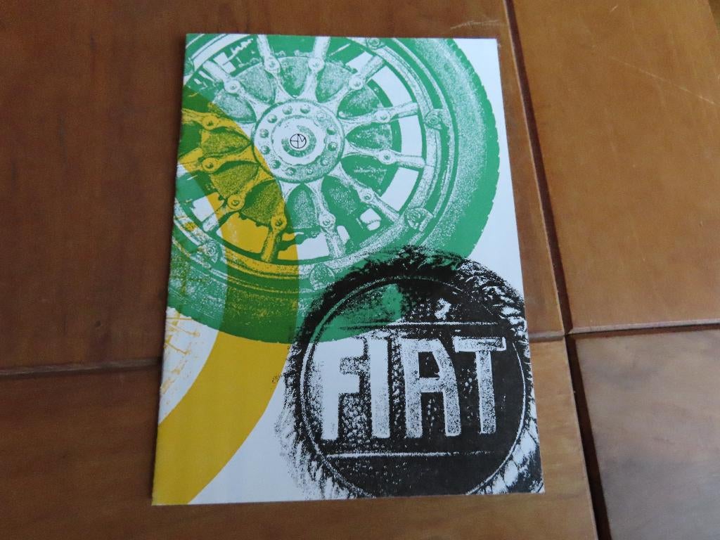 Fiat prijslijst personenauto's en bestelauto's per 1-1-1969, Ophalen of Verzenden, Zo goed als nieuw, Overige merken, Fiat