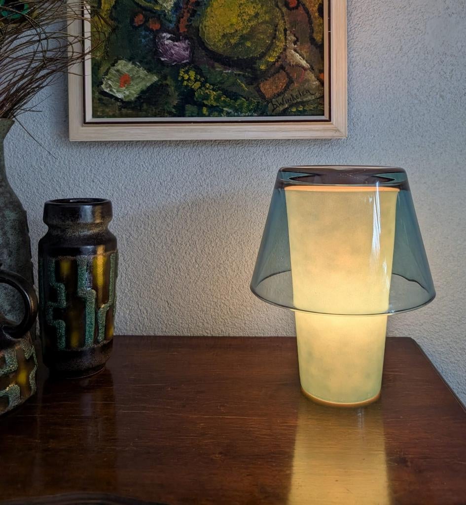 Ikea lamp design, Huis en Inrichting, Lampen | Tafellampen, Ophalen of Verzenden, Gebruikt, Glas, Minder dan 50 cm
