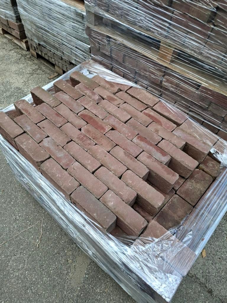 Gebakken dikformaat rood 30m2, Tuin en Terras, Tegels en Klinkers, Ophalen, Keramiek, Klinkers
