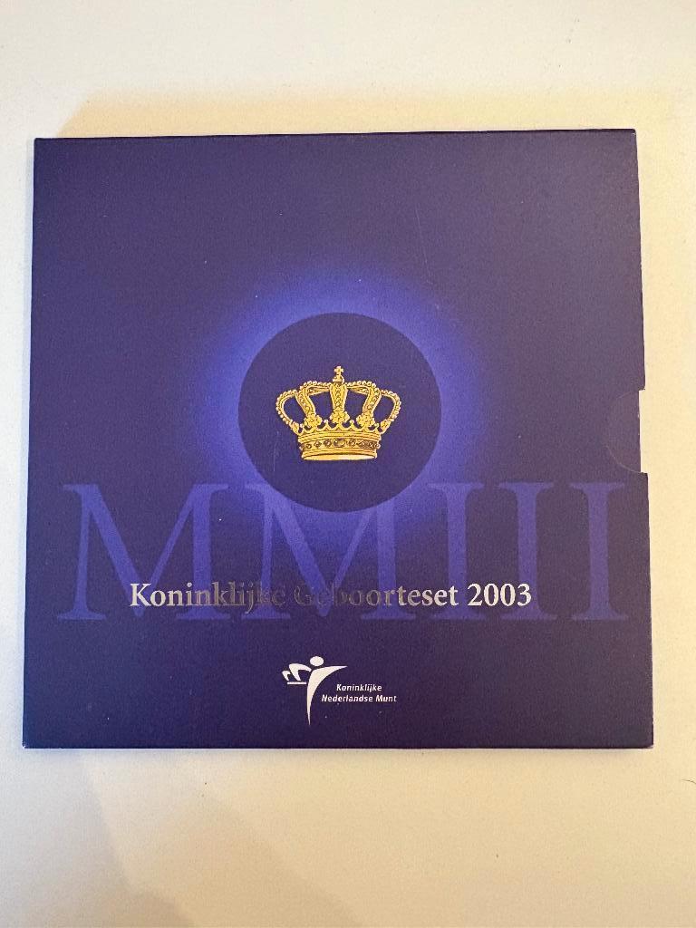 Geboorte set Amalia 2003 Euro munten, Postzegels en Munten, Ophalen of Verzenden, Koningin Beatrix, Euro's