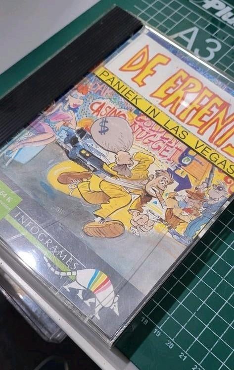 MSX Game: De Erfgenamen - Paniek in Las Vegas (Infogrames), Avontuur en Actie, Gebruikt, 1 speler, Ophalen of Verzenden