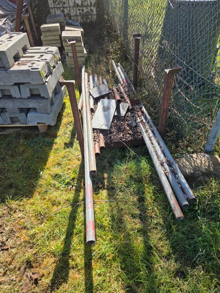 Steigerbuizen diverse lengtes met 2 opslaghouders, Ophalen, Gebruikt, Overige typen, 2 tot 5 meter