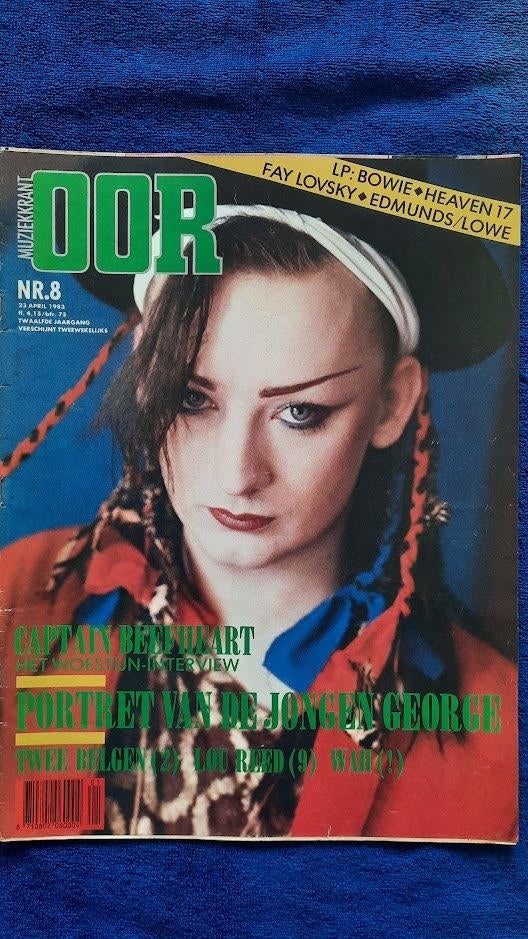 OOR 8-1983 Boy George Lou Reed 2 Belgen Secret Sounds, Ophalen of Verzenden, Zo goed als nieuw, Muziek, Film of Tv