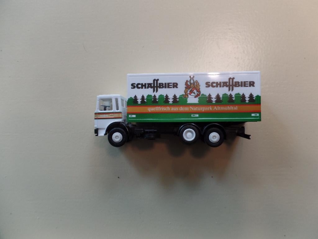 MAN vrachtwagen Schaff bier Herpa, Hobby en Vrije tijd, Modelauto's | 1:87, Gebruikt, Bus of Vrachtwagen, Herpa, Verzenden