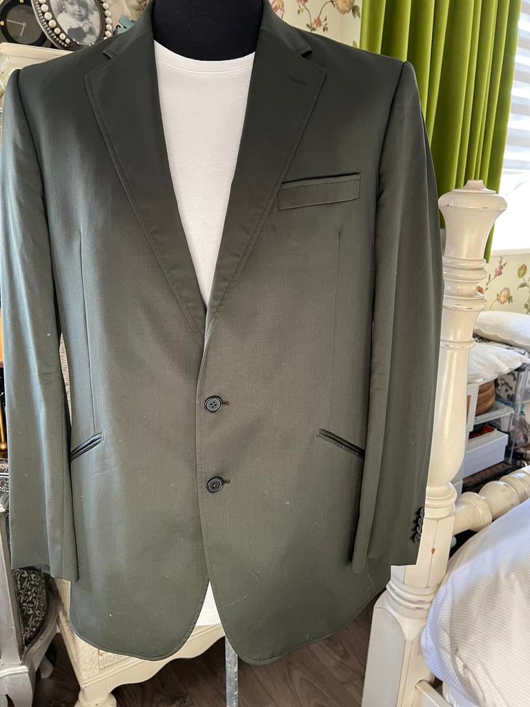 Mooie heren blazer, Kleding | Heren, Kostuums en Colberts, Ophalen of Verzenden, Zo goed als nieuw, Maat 52/54 (L), Groen