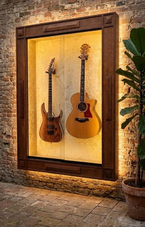 Antieke Art Deco vitrinekast voor gitaren, Ophalen, Overige typen