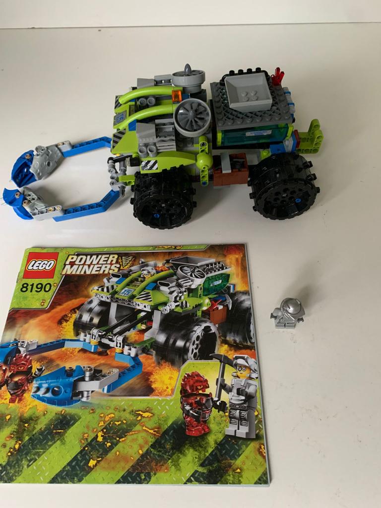 Lego Power Miners 8190 Claw Catcher, Gebruikt, Overige thema's, Lego, Ophalen of Verzenden