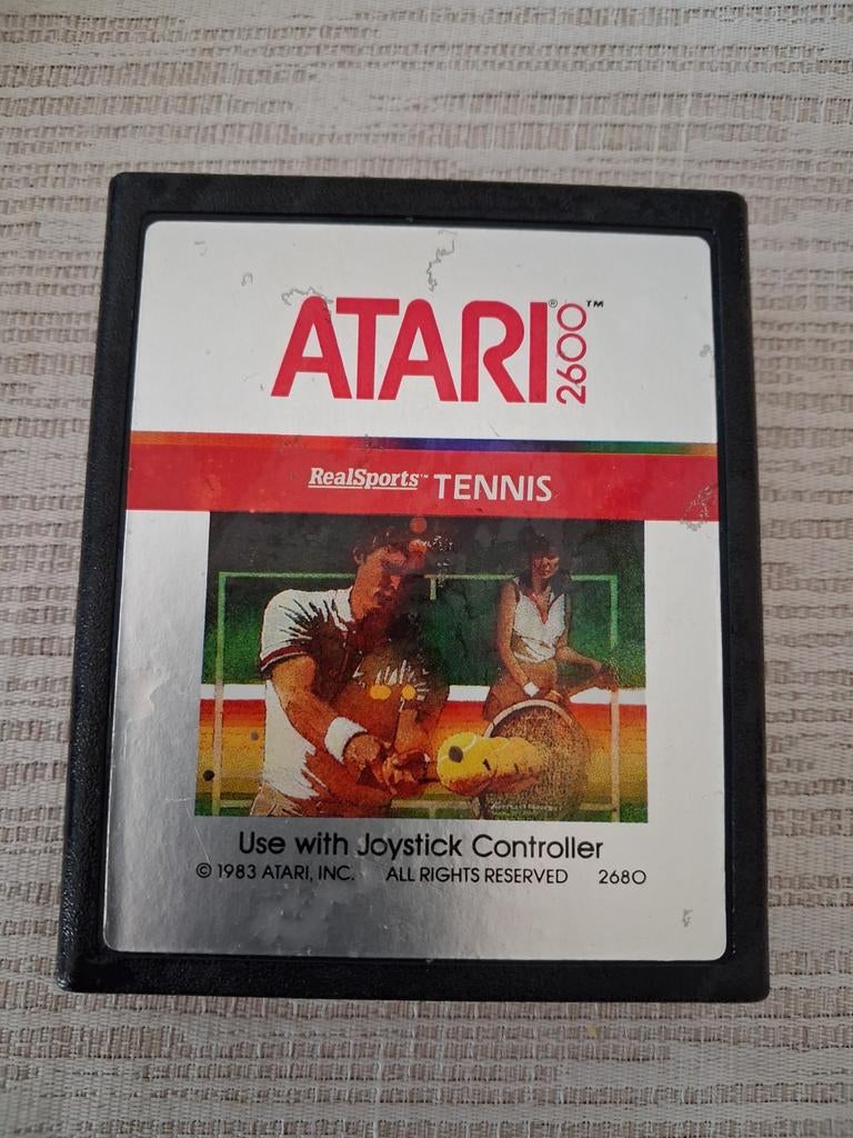 Atari RealSports Tennis, Spelcomputers en Games, Games | Atari, Ophalen of Verzenden
