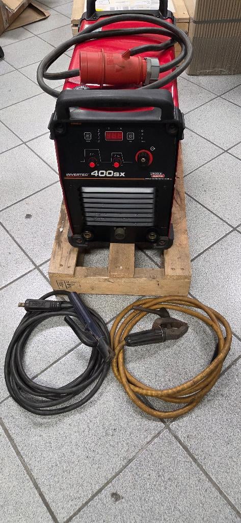 Perfect werkende Lincoln Invertec 400SX lasapparaat, Ophalen, Gebruikt, 250 ampère of meer, Elektroden