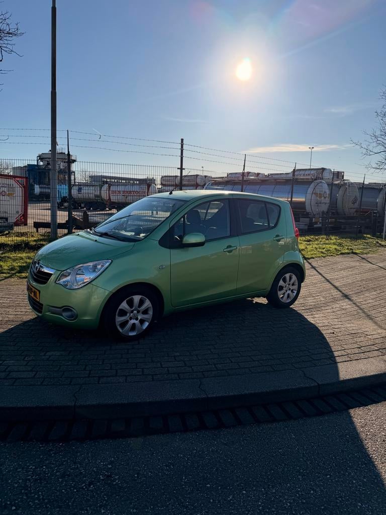 Opel Agila 1.0 12V 2008 Groen, 31 €/maand, 996 cc, Origineel Nederlands, Bedrijf