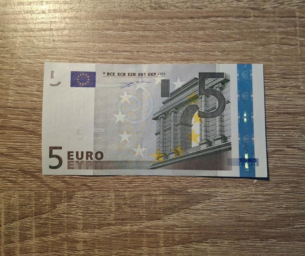 5 euro biljet - Eerste serie 2002, in perfecte staat, Postzegels en Munten, Bankbiljetten | Europa | Eurobiljetten, Ophalen of Verzenden