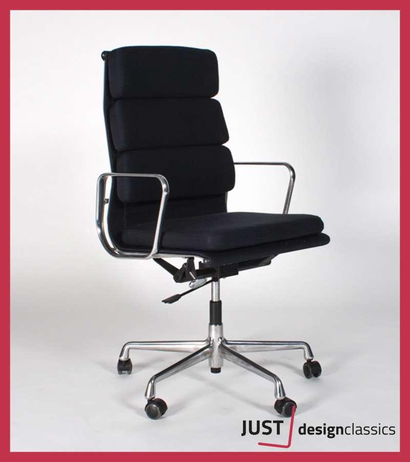 Eames Vitra ea 219 Zwart Stof Gepolijst (voorraad:2), Niet ingevuld, Gebruikt, Zwart, Niet ingevuld