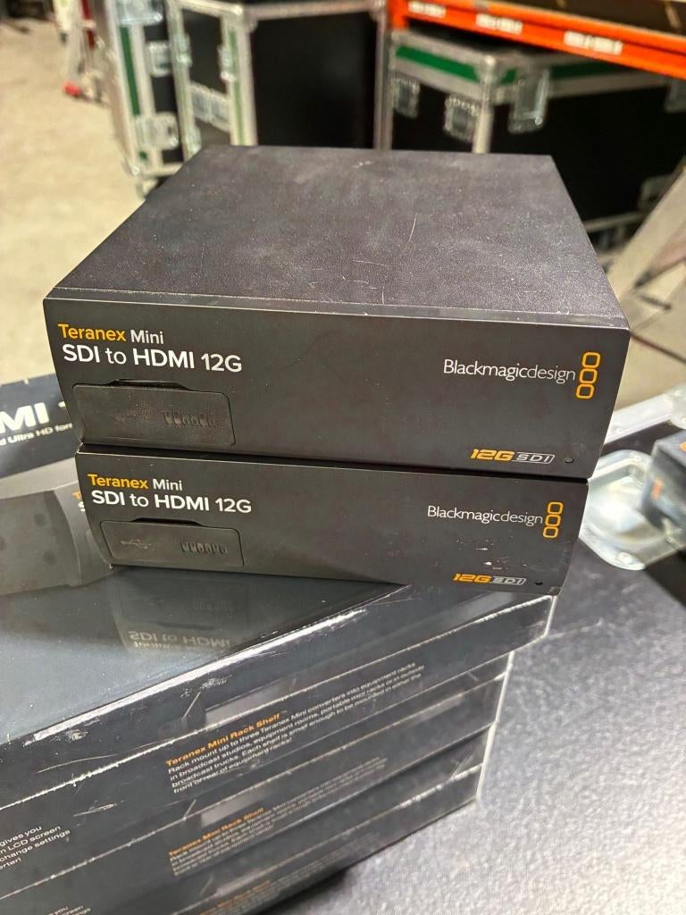 Blackmagic Teranex Mini SDI to HDMI 12G - 4 stuks, Ophalen of Verzenden, Zo goed als nieuw