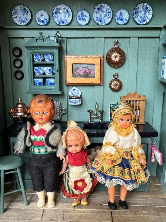 Poppetjes klederdracht, Ophalen of Verzenden, Gebruikt