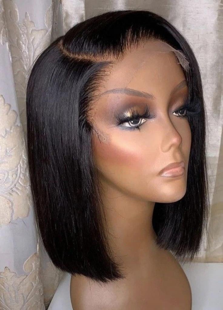 14 inch bob pruik/ wig 100% menselijke haar, Ophalen of Verzenden, Nieuw, Pruik of Haarverlenging