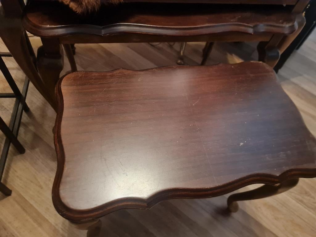 Queen Ann bijzettafeltjes set van 3, Ophalen of Verzenden