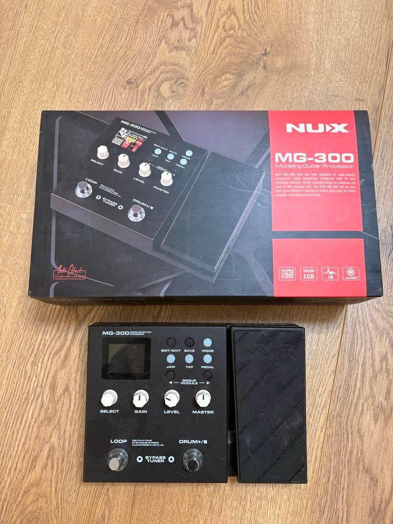 NUX MG-300 Modeling Gitaar Processor, Ophalen of Verzenden, Gebruikt, Multi-effect