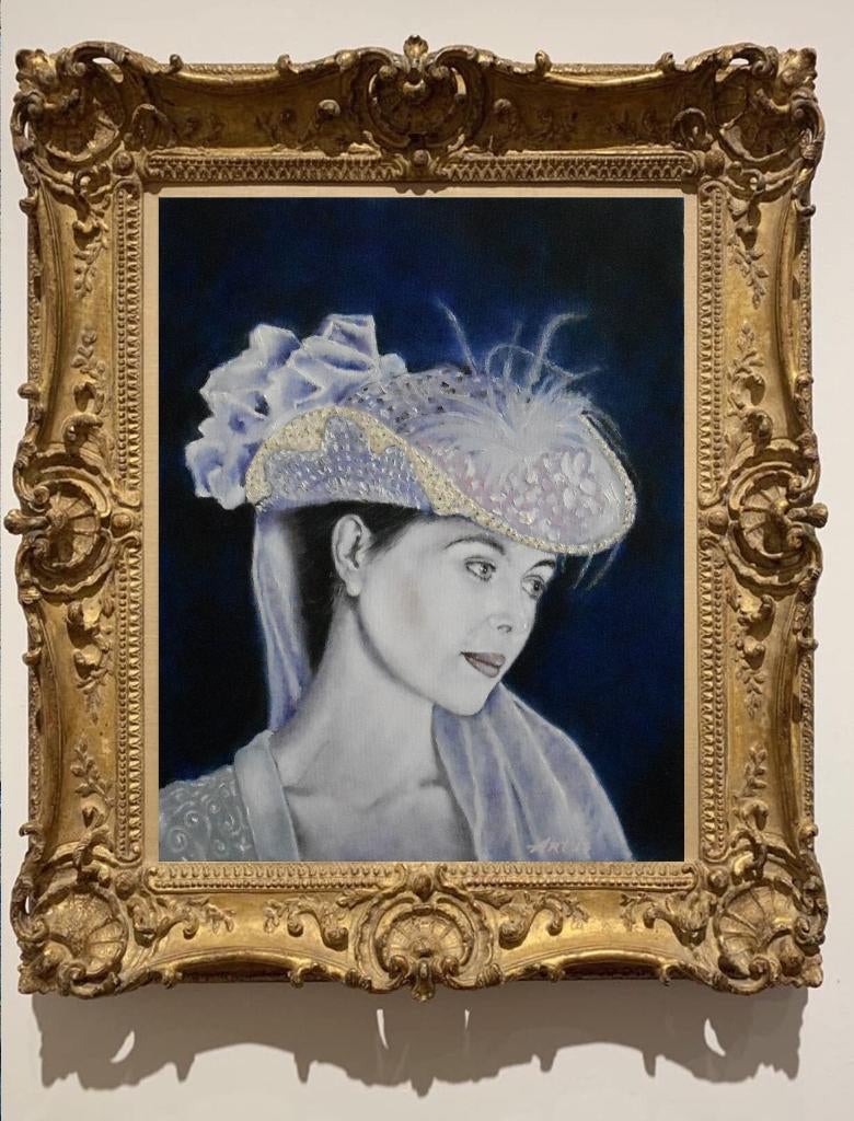 "Portret van een aristocratische dame" Schilderij, Verzenden