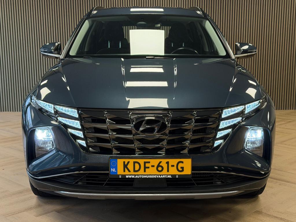 Hyundai Tucson 1.6 T-GDI HEV Comfort AUT. TREKHAAK CAMERA NA, Auto's, Hyundai, Stof, Gebruikt, Euro 6, 4 cilinders