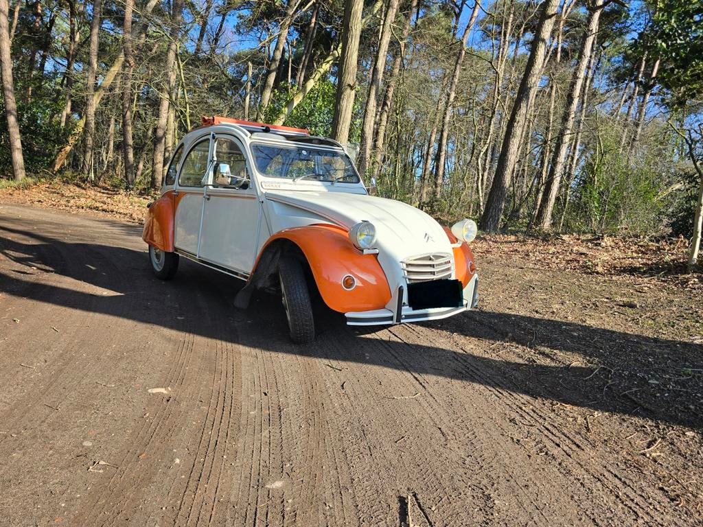 Snelste 2cilinder 2cv Dolly van Europa. 1977, Voorwielaandrijving, Zwart, Cabriolet, Wit