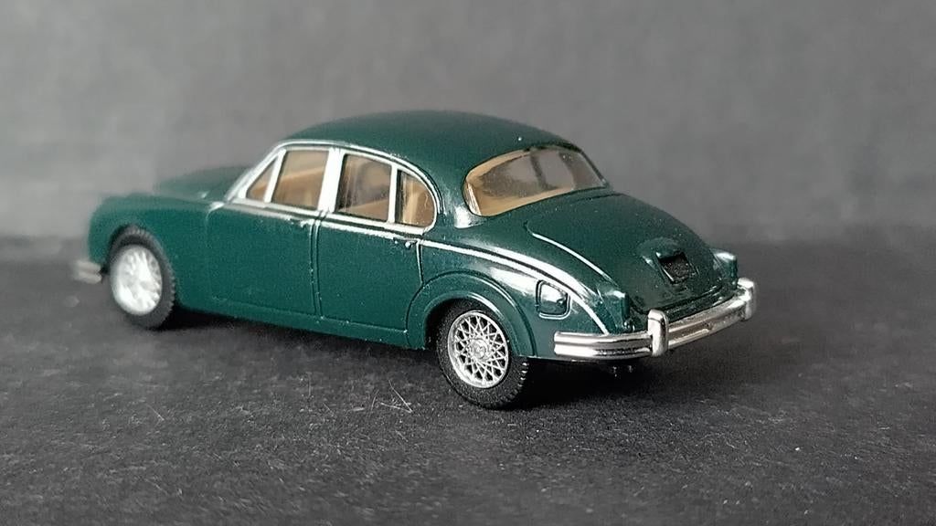 Jaguar Mk 2 British Racing Green 1:87 H0 Wiking Pol, Auto, Wiking, Zo goed als nieuw, Wiking@wiking.de
