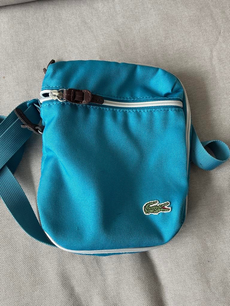 Lacoste tas, Ophalen, Zo goed als nieuw, Blauw, Overige merken